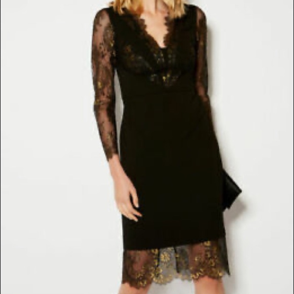 Karen Millen Cocktail Dress, Size 2 (Fits like 0)